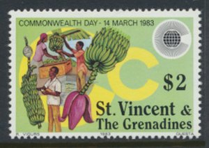 St. Vincent  SC# 673  MNH Commonwealth Day 1983  see detail & scan