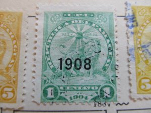 Paraguay 1908 1c Fine Used Stamp A11P26F41-