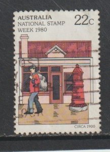 SC754 1980 Stamp Week used