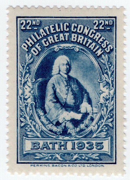 (I.B) Cinderella : 22nd Philatelic Congress (Bath 1935) Ralph Allen