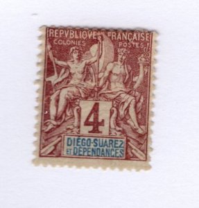 Diego Suarez #27 MH - Stamp - CAT VALUE $3.25