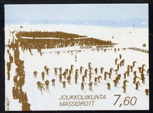 Booklet - Finland 1989 Sport 7m60 booklet complete and fi...