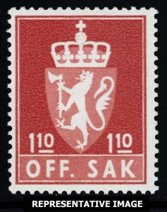 Norway Scott O105 Mint never hinged.