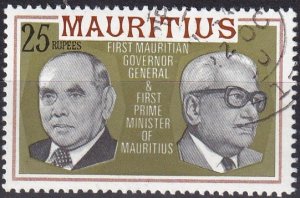 Mauritius  #463 F-VF Used CV $9.75 (Z5025)