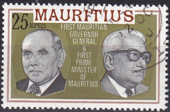 Mauritius  #463 F-VF Used CV $9.75 (Z5025)