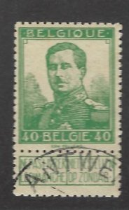 Belgium SC#98 Used F-VF SCV$14.50...Great Spot(s)!