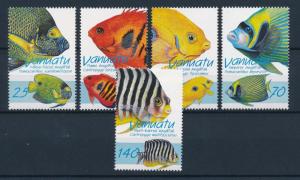 [39539] Vanuatu 1997 Marine Life Angelfish MNH