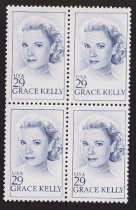 Scott #2749 Grace Kelly Block of 4 Stamps - MNH