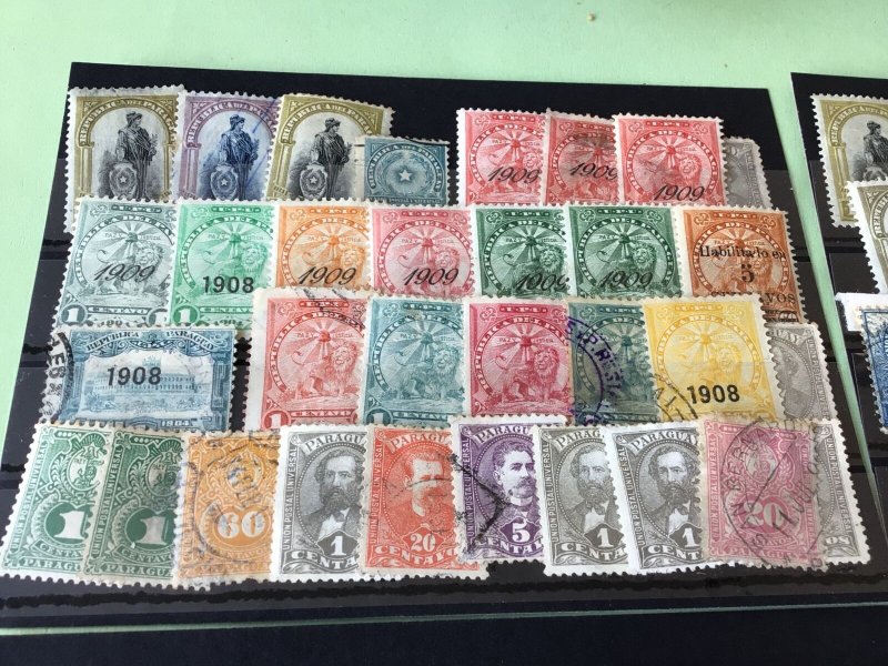 Paraguay  vintage  stamps Ref 52041
