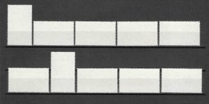 SAMOA 1962 SG 239/48 MNH Cat £7