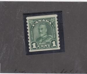 CANADA # 179 VF-MNH KGV 1cts COIL LEAF ISSUED CAT VALUE $24+