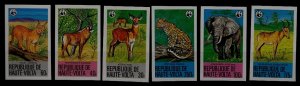 Burkina Faso 506-11 MNH imperf. WWF-79