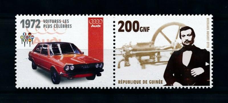 [100210] Guinea 2002 Classic Cars 1972 Audi 80  MNH