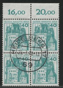 Germany Berlin Scott # 9N395, used, b/4, variation sheet print