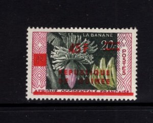Guinea #169 (1959 surcharge value) VFMNH CV $3.50