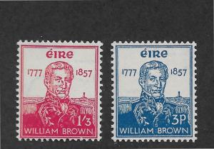 Ireland Scott # 161-162 VF LH with nice color scv $ 49 ! see pic !