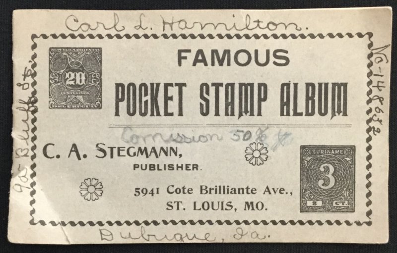 Tiffin Stamp Company Price List No 5 circa 1905 9 pages