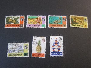 Bahamas 1971 Sc 314-15,17,27-8,330 FU