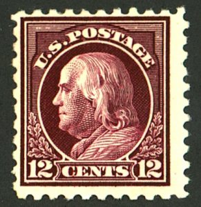 U.S. #435 MINT OG LH DULL GUM