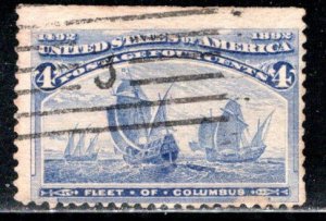 United States Scott # 233, used