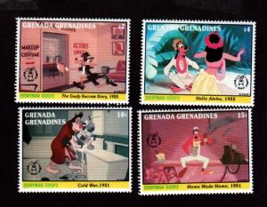 Grenada Grenadines # 1436-7, 1443,1445 Mint Disney!