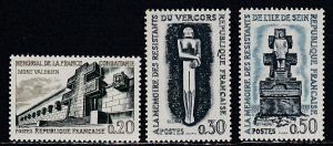 France 1029-31 French Underground WWII mnh