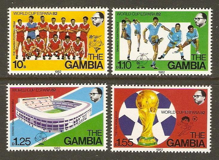 Gambia #443-6 NH 1982 World Cup Soccer