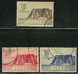 Norway # B1-3, Used