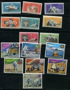 Paraguay 1965/73 Sc 887-4 Kennedy and Churchill Space  MNH 5483