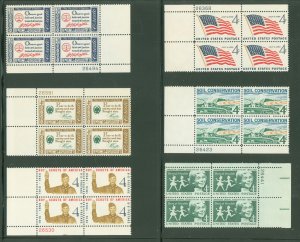 United States #1132/1145 Mint (NH) Plate Block