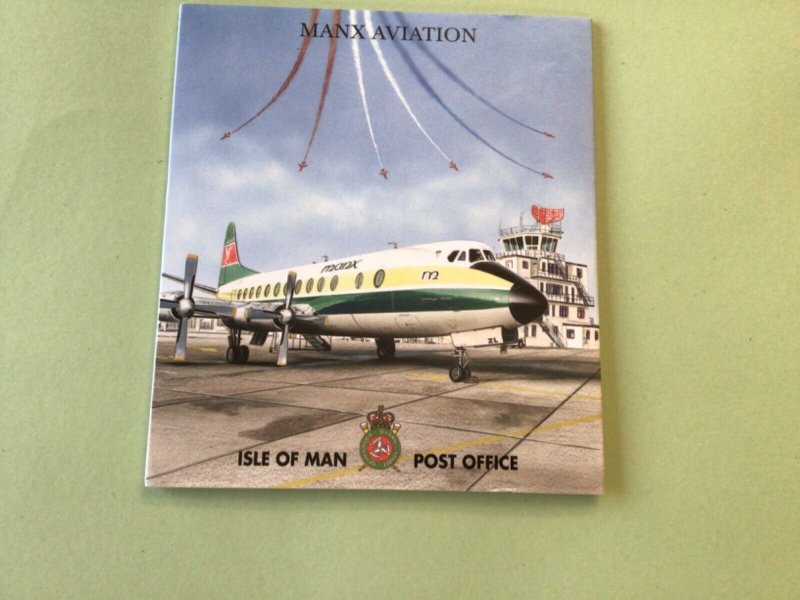 Isle of Man Aviation mint never hinged stamps  A8436