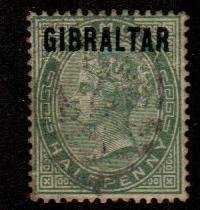 Gibraltar #1  Used  Scott $13.00