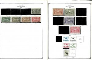 Haiti 1881-1959 M, U & CTO Hinged & in Mounts on Mostly Scott Int. Pages.