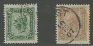 Austria #101a/104 Used Single