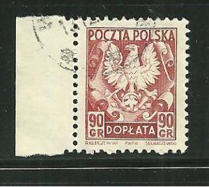 Poland J-143 Postally used Polish Eagle