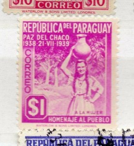 Paraguay 1940 Early Issue Fine Mint Hinged $1. NW-175812