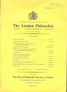 The London Philatelist: Vol. 92, Number 1091-92,