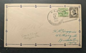 1933 USS Indianapolis Navy Cover Rochester NY First Day Flagship Cancel