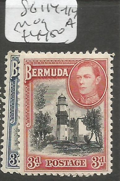 Bermuda SG 114-114a MOG (2chi)