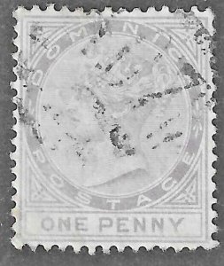 Dominica (1877) - Scott # 5, Used