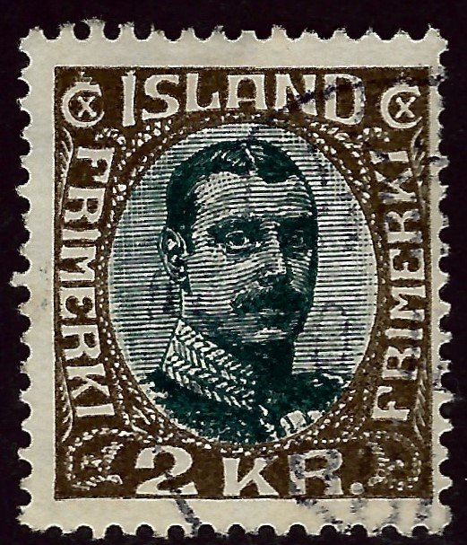 Iceland #186 Used F-VF hr Value $80.00...Bid to Win!!