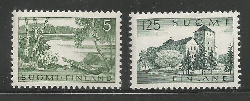 FINLAND 380-381 MNH TURKU CHURCH SET