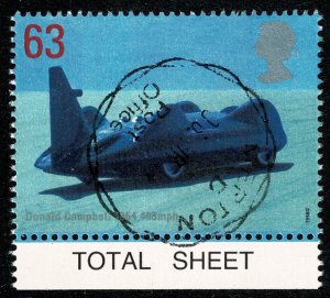 GB 1998 land Speed Records 63p. Fine Used single SG 2063