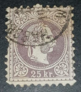 Austria 25kr 1867 type 1