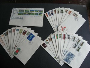 CANADA collection of 31 virtually all different 1983 FDCs  PLZ read description!