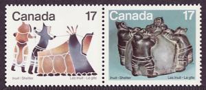 Canada #835-36 Inuit - Shelter & Community MNH pair