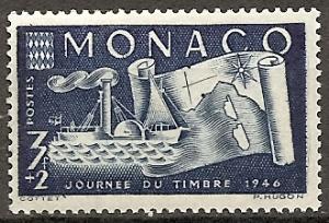 Monaco B 92 MNH 1946 Stamp Day CV .50