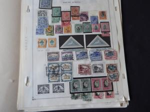 South Africa Classic Stamp Collection on Album Pages