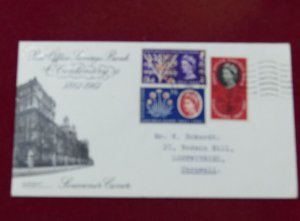 Great Britain First Day Cover 1961 Post Office Savings Bank Centenary