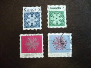 Stamps - Canada - Scott# 554-557 - Used Set of 4 Stamps